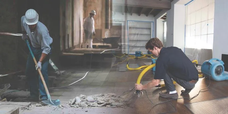 Water Damage Restoration services in Hillsboro, IL